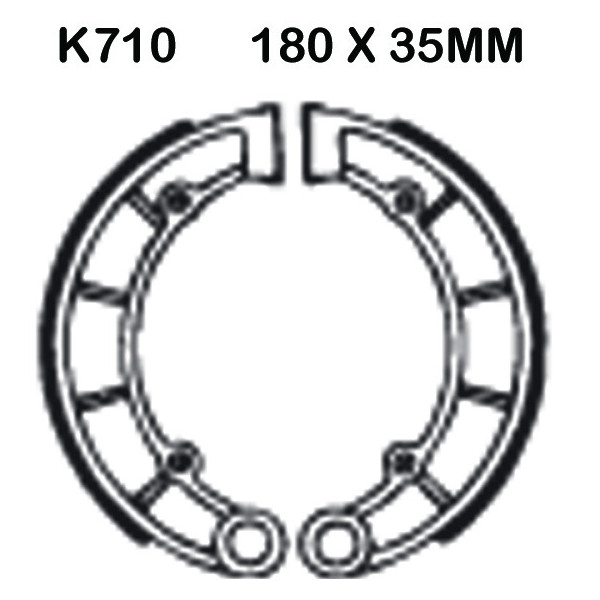 EBC EBC Brake Shoes K710